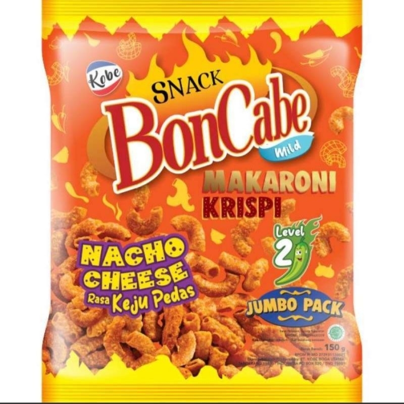 

snack Bon Cabe Makaroni Krispi Rasa Keju Level 2 Kobe Boncabe Makaroni rasa Keju Makaroni Krispi Nacho Cheese Level 2 snack Makaroni Bon Cabe rasa keju