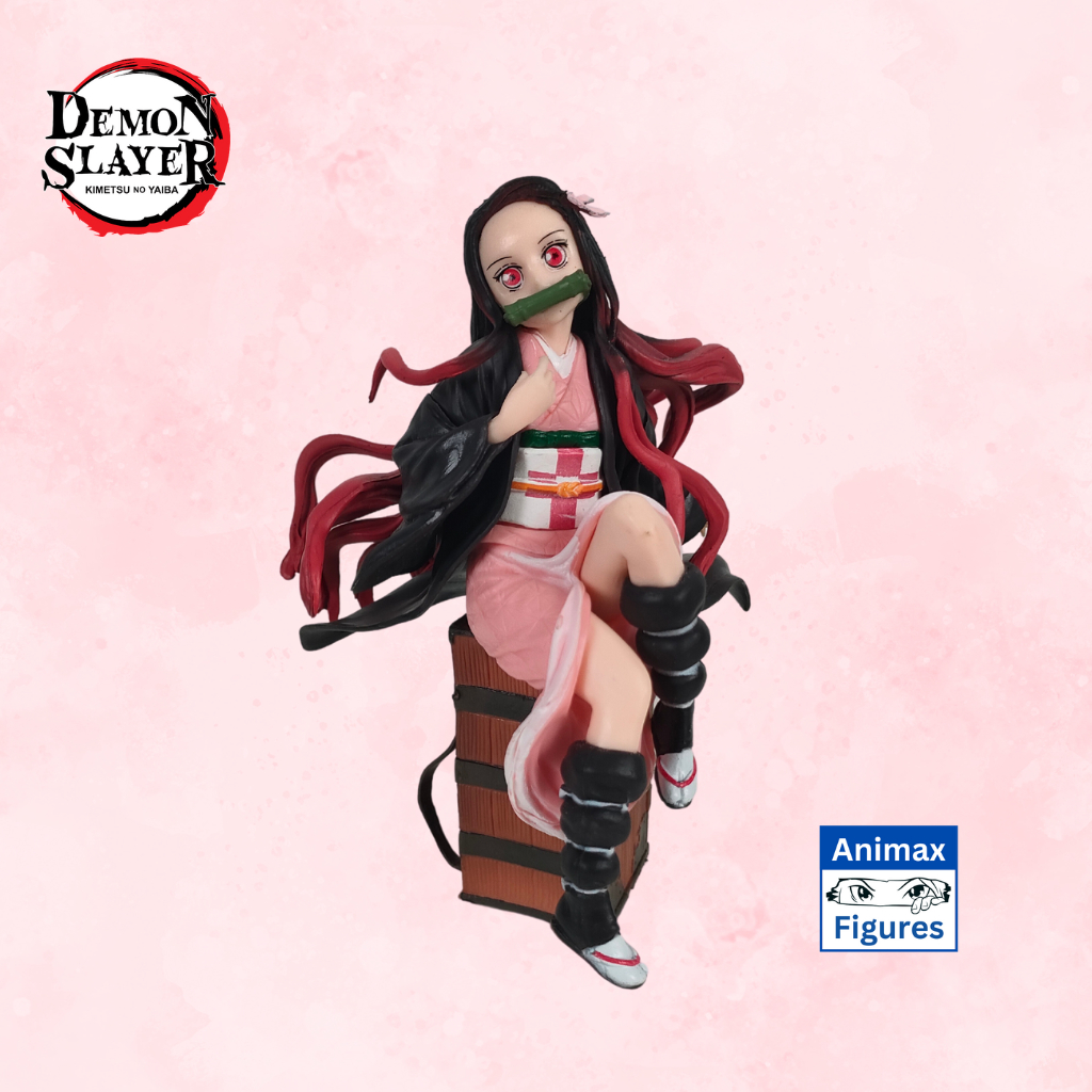 Action Figure demon slayer kimetsu no yaiba Nezuko Duduk mini Box 15 cm PVC