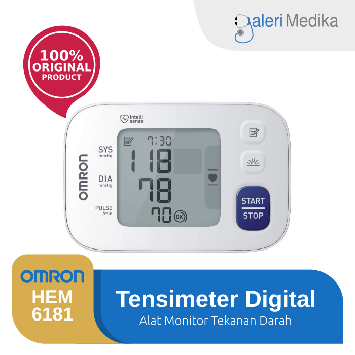 Tensimeter Omron HEM-6181 / Tensimeter Pergelangan Tangan Omron HEM 6181 / Tensimeter Digital Omron 