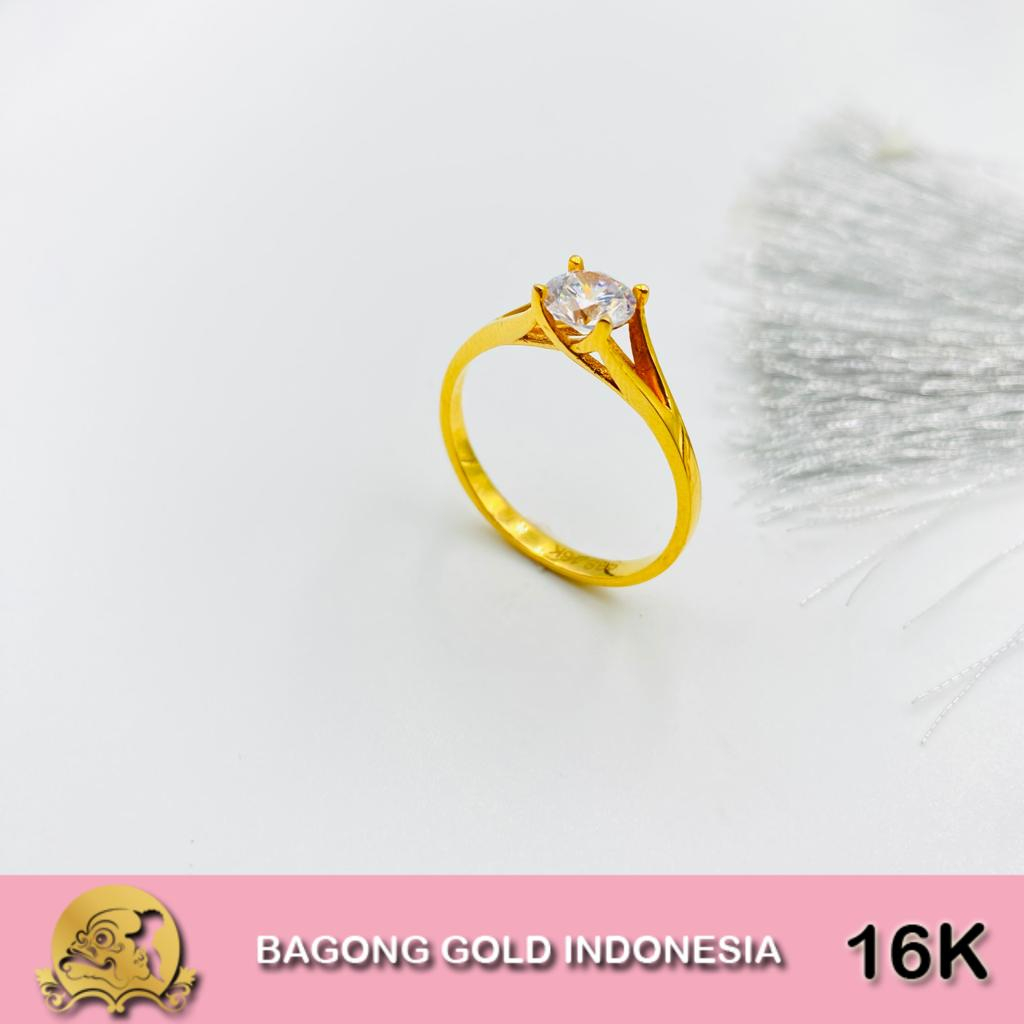 Cincin Emas Mata 1 C - Bagong Gold 16K