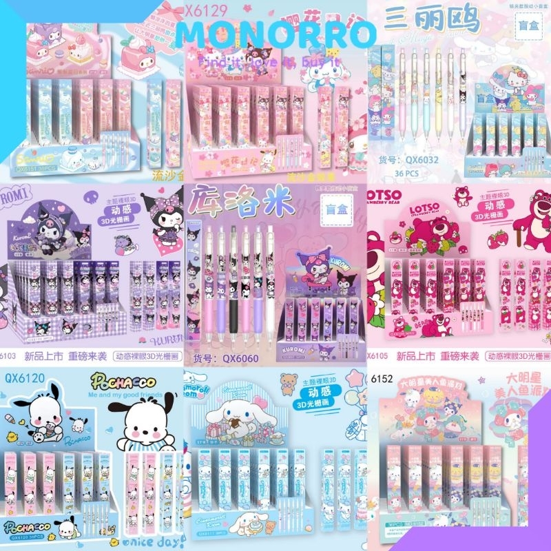

Pulpen Sanrio Pen BB Sanrio Blind Box Pulpen Gel Sanrio 0,5mm