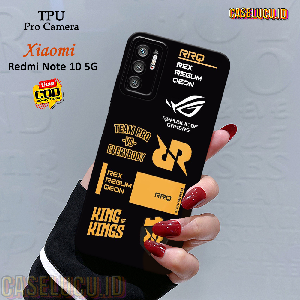 Casing Hp Xiaomi Redmi Note 10 5G Terbaru - Fashion Case Gaming - Case Hp Xiaomi Redmi Note 10 5G - 