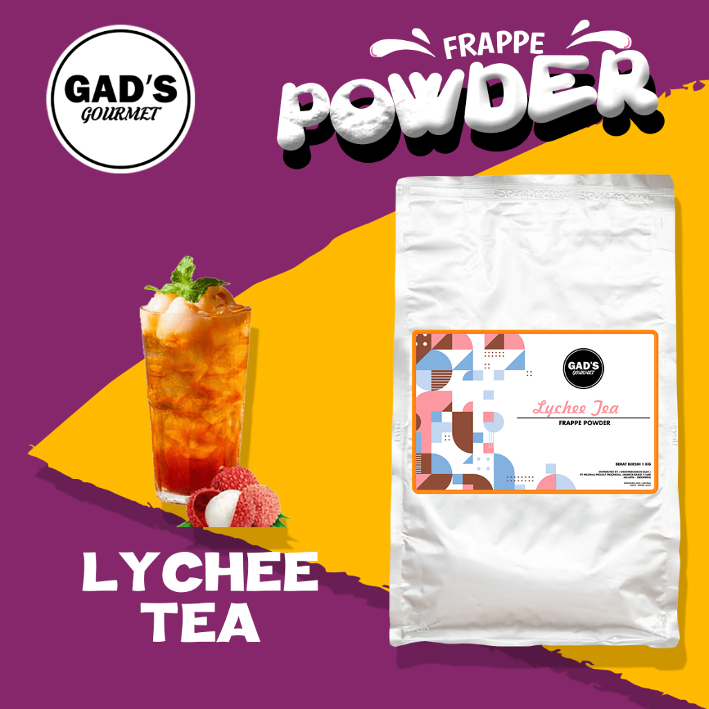 

Powder Minuman Teh Leci / Lychee Tea Gads Gourmet 1kg