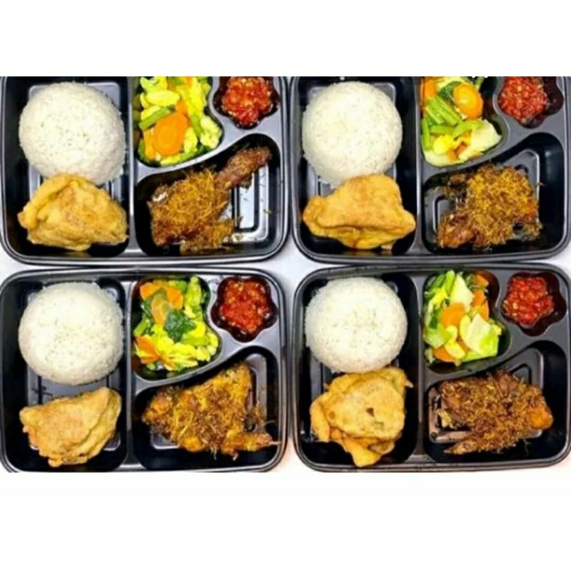 

nasi bento ayam goreng ungkep