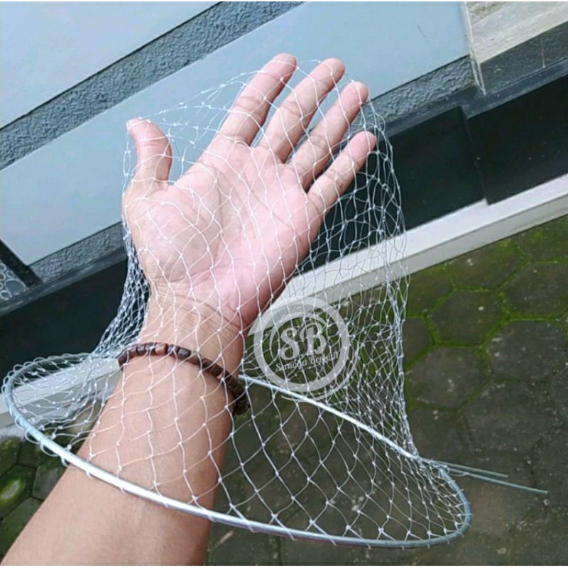 Jaring Ikan Seser ikan Bahan Senar Lubang 1,5cm Ring stainless