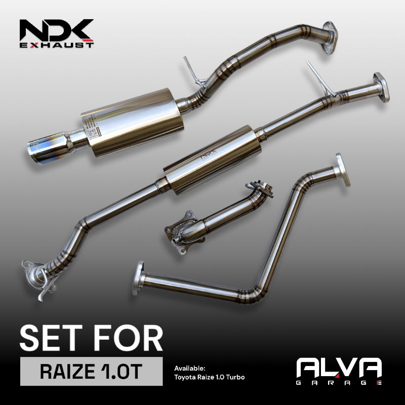 FULL SET PNP RAIZE TURBO NDK EXHAUST