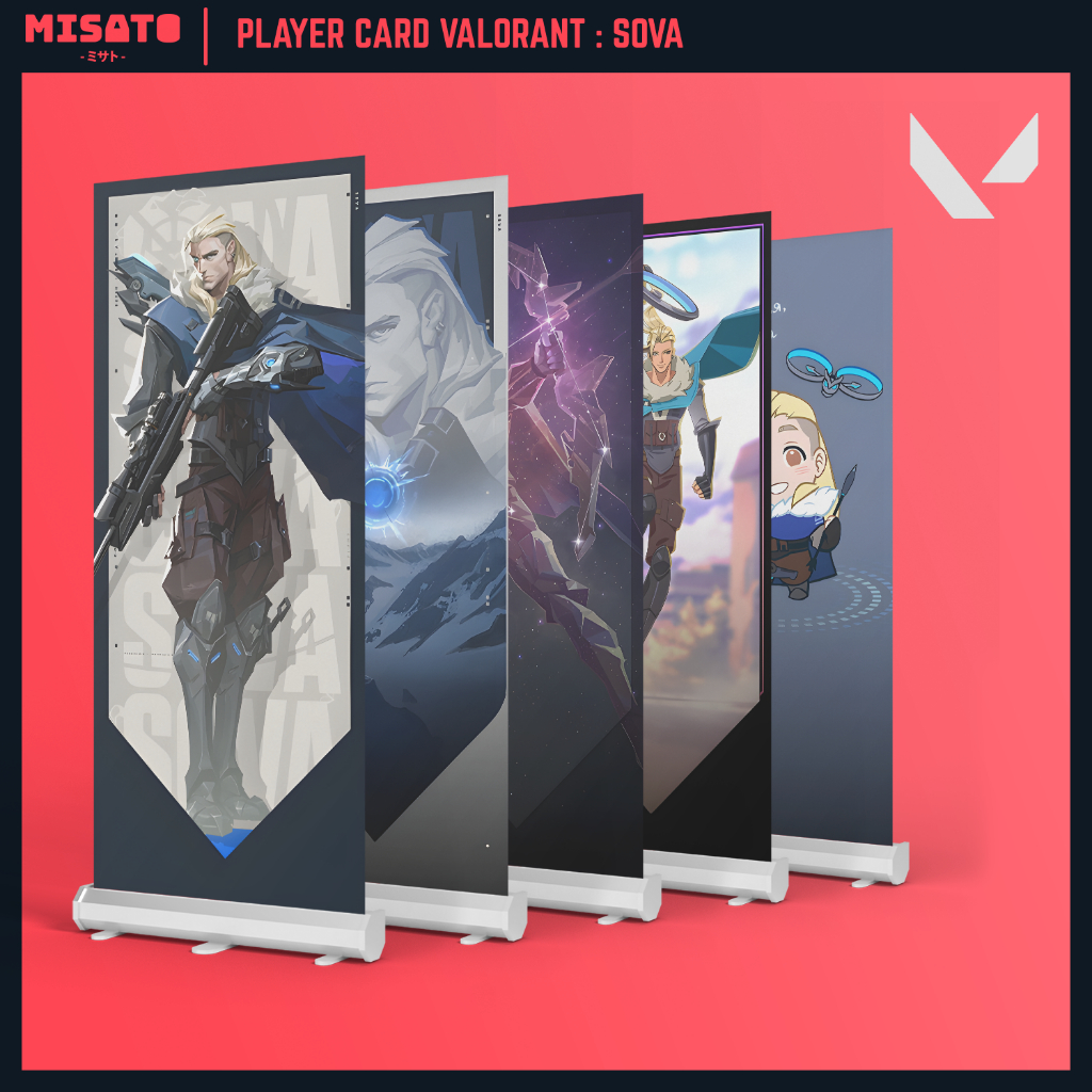 Poster Premium Full HD Game Player Card Valorant : Sova
