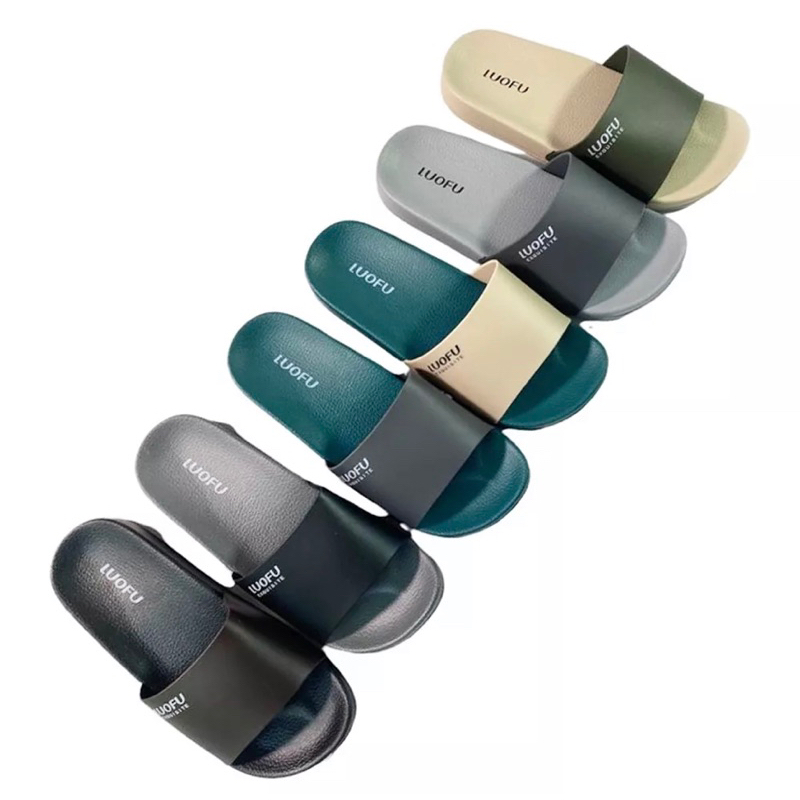 LUOFU ORIGINAL Sandal pria luofu Sendal luofu kokop import Sandal import murah size 40-44