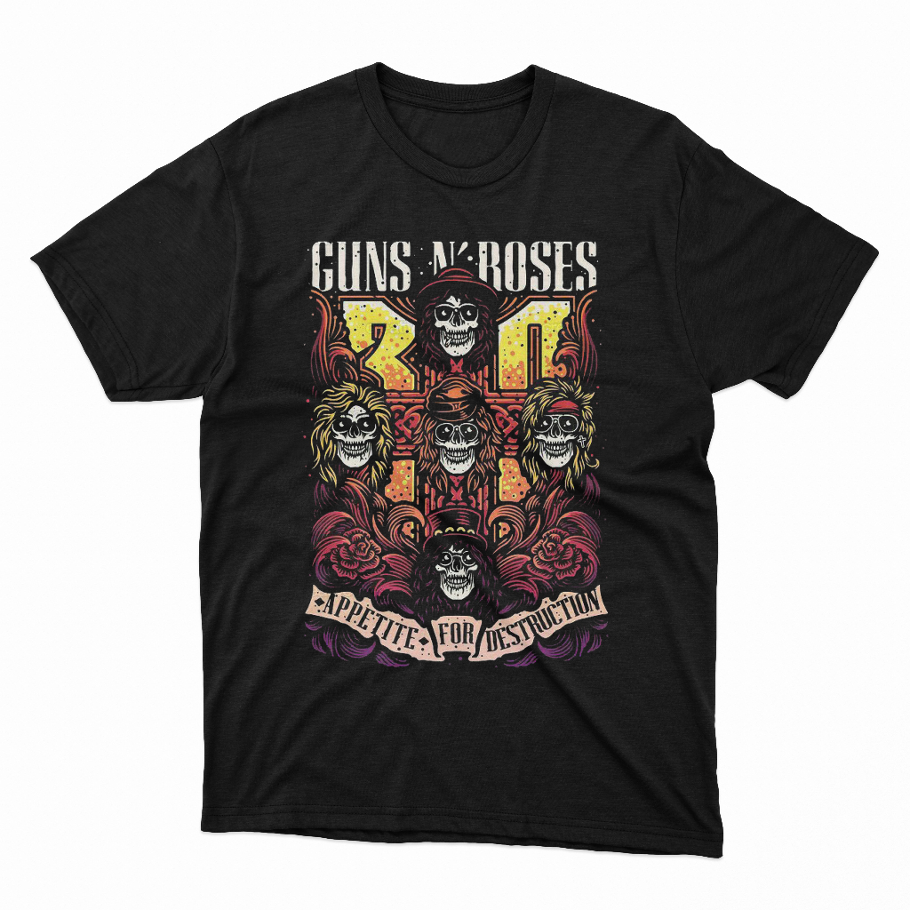 BAJU KAOS Guns N Roses Appetite For Destruction