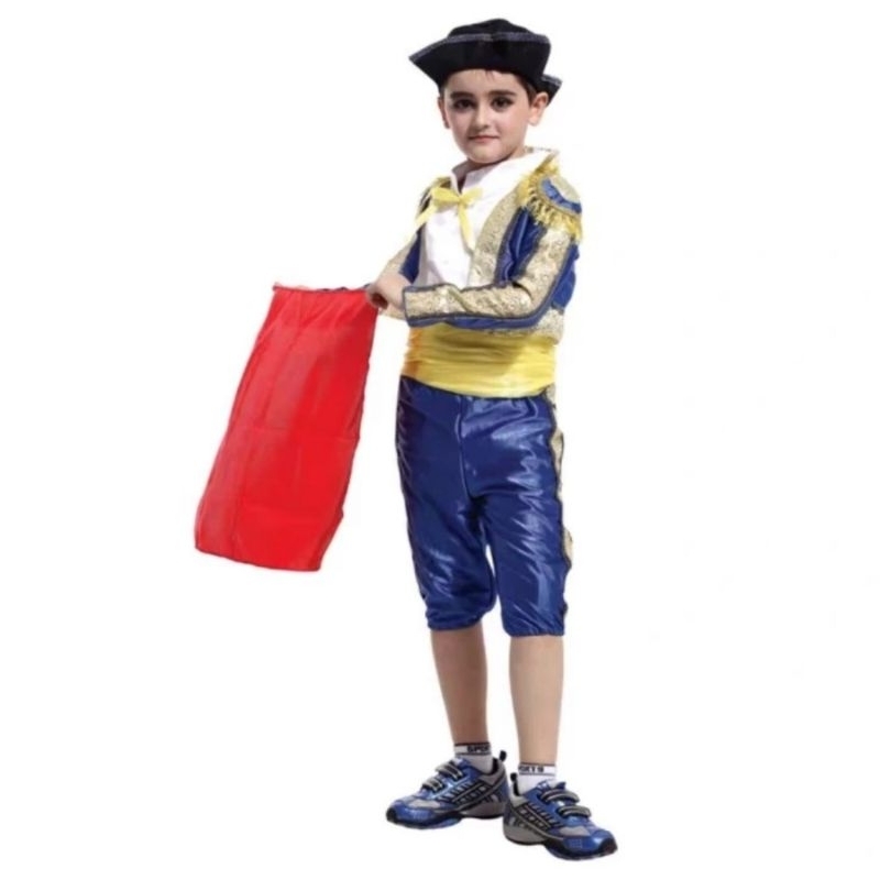 matador spain boy costume traditional | kostum spanyol anak