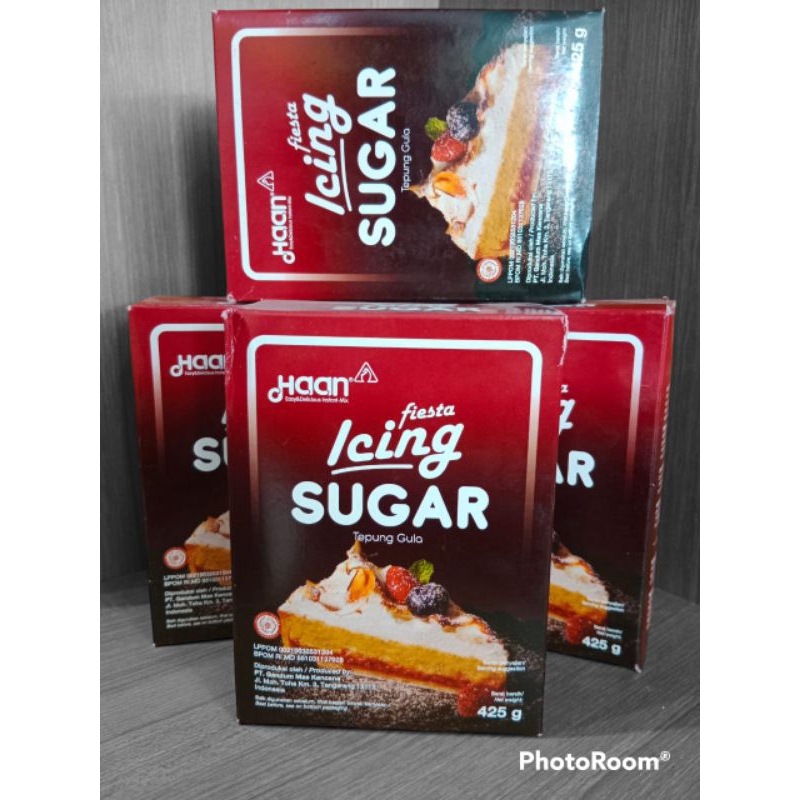 

HAAN FIESTA ICING SUGAR 425 GRAM / TEPUNG GULA