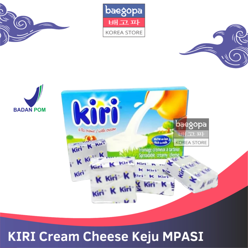 

KIRI Cheese Creamy Keju Oles 108g | Bisa untuk MPASI Bayi...||