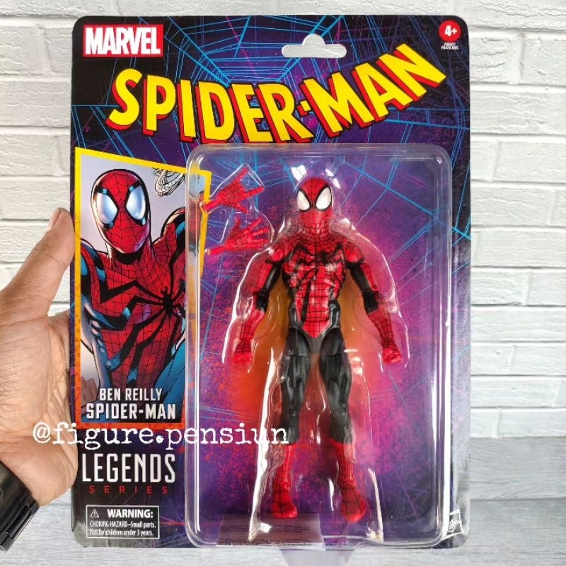 MARVEL LEGENDS SPIDER-MAN BEN REILLY SPIDERMAN RETRO VINTAGE HASBRO ACTION FIGURE ORIGINAL
