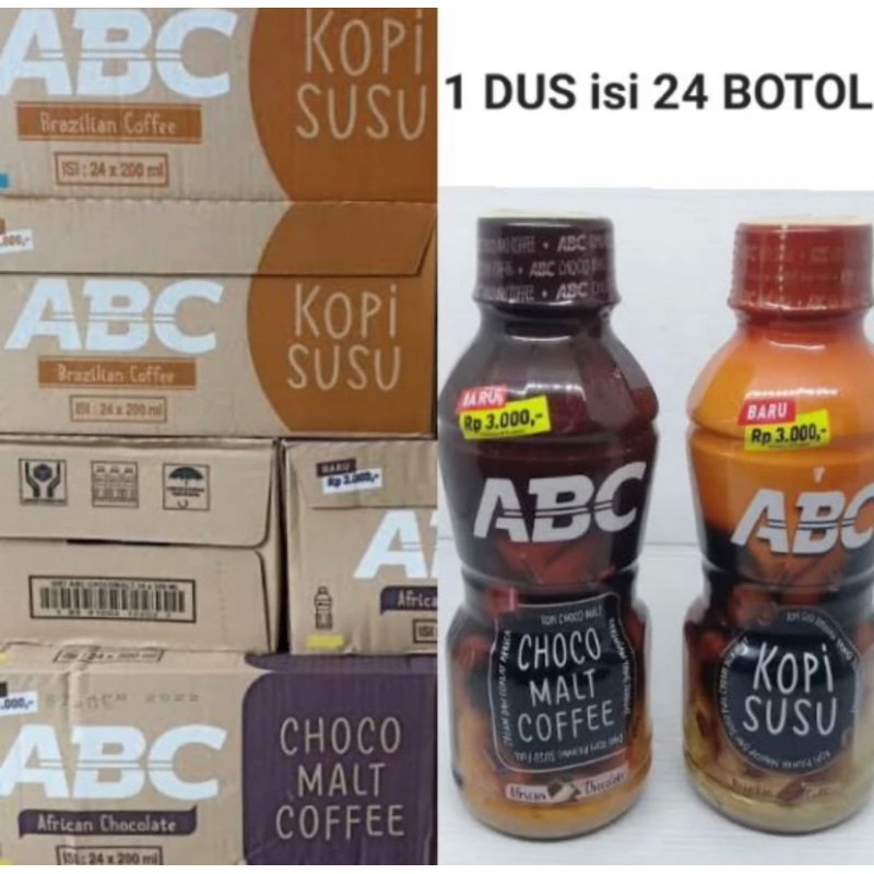 

KOPI ABC BOTOL 1 DUS ISI 24