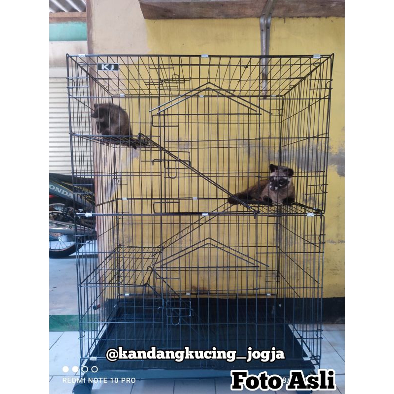 KANDANG MUSANG KANDANG KUCING TINGKAT3