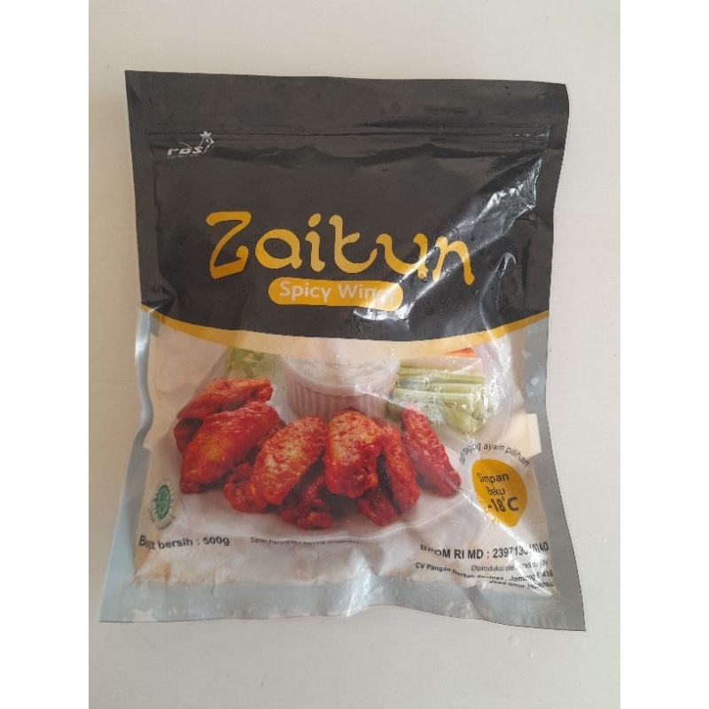 

Zaitun Spicy Wing 500gr