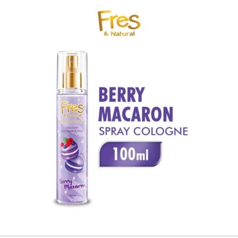 Fres & Natural Spray Cologne Fragrance Parfum Berry Macaron 100ml