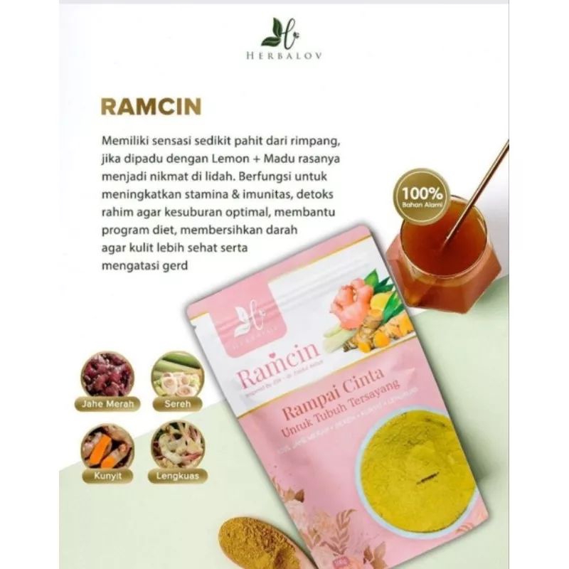 

Ramcin by herbalov 100 gram/membantu diet