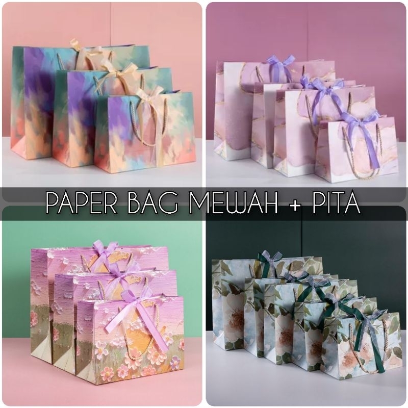 

PAPER BAG + PITA PREMIUM PAPER BAG TENTENG MEWAH