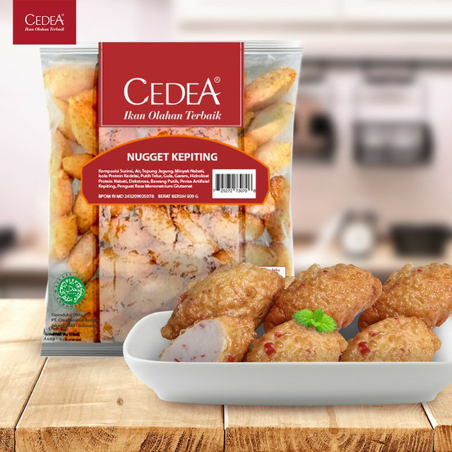 

CEDEA NUGGET KEPITING BOLA SALMON 200GR