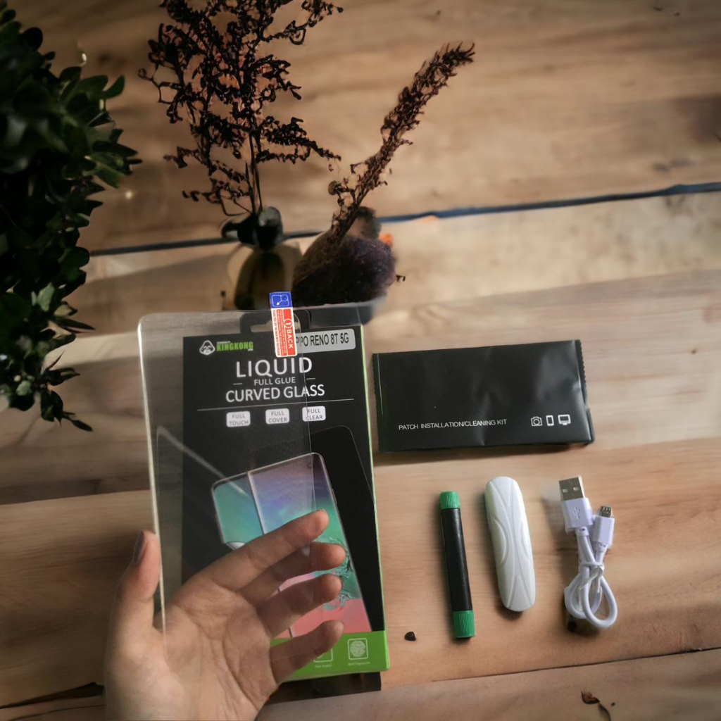 ACC HP - TEMPERED GLASS KINGKONG AIR UV Oppo Reno 4 Pro Find X2 Oppo X2 pro X3 X3 Pro