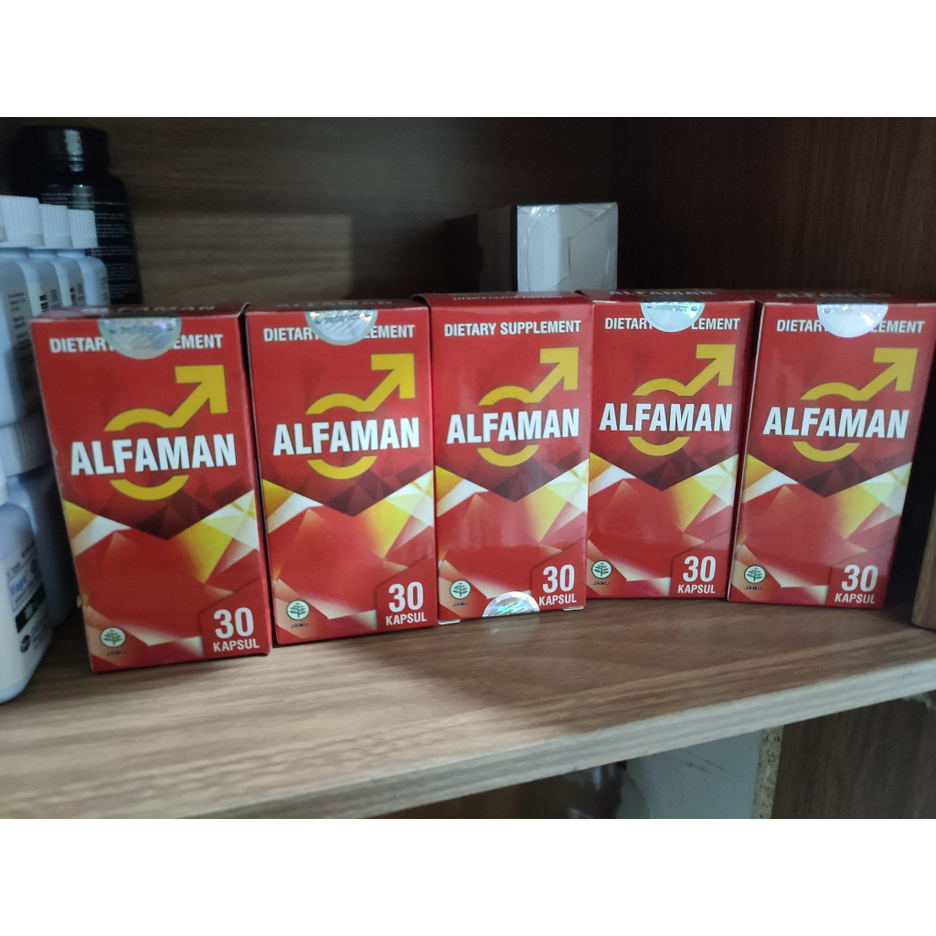 PROMO ALFAMAN ASLI 100% ORIGINAL SUPLEMEN HERBAL UNTUK PRIA KUAT TAHAN LAMA