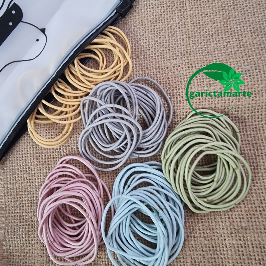 GEBYAR MURAH - garictamarte Ikat Rambut Karet Polos Elastis Gaya Korea F705 / Karet Rambut Simple / 