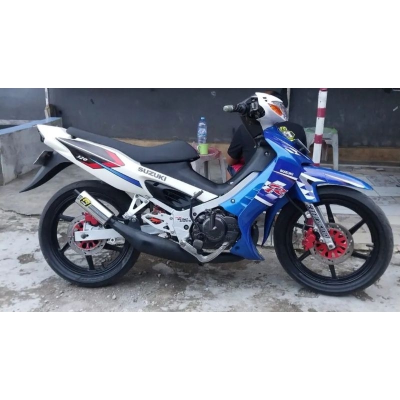 Knalpot Rob1 Satria 2T Black Sweet STD Racing Original Rob1