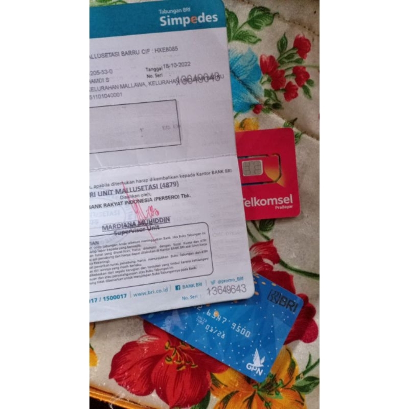 

dokumen bri atm dan mbanking