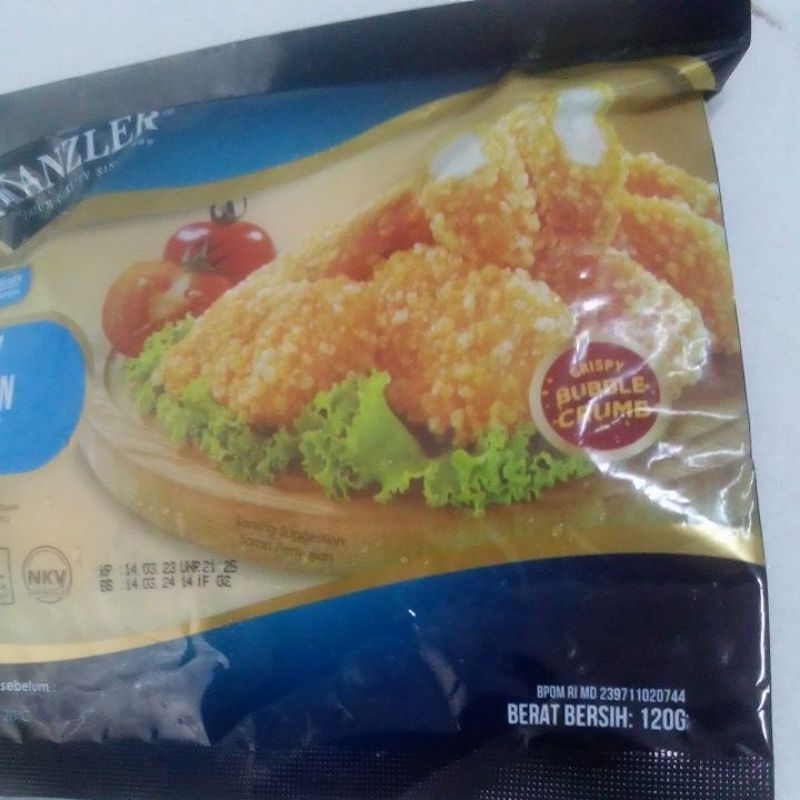 

kanzler crispy chicken nagget 120 gr