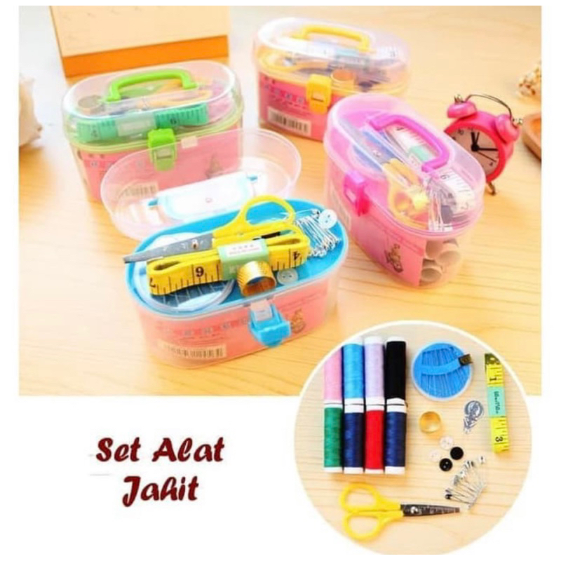 Alat jahit box set serbaguna