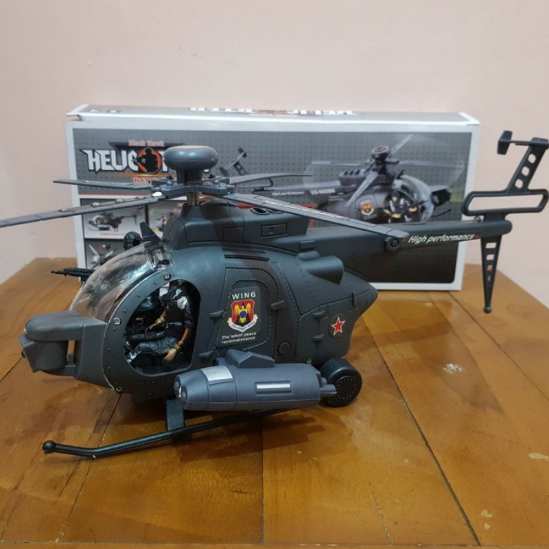 Mainan Helikopter Black Hawk Bumb N Go - Mainan Helikopter Bumb N Go