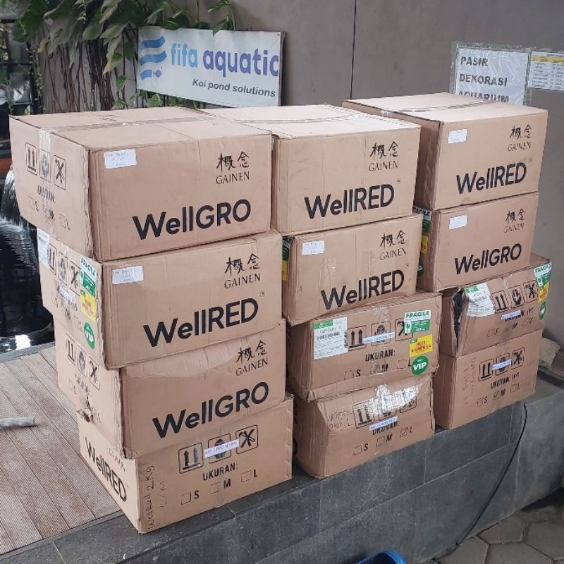 Wellgro / Wellred pakan koi 1 dus