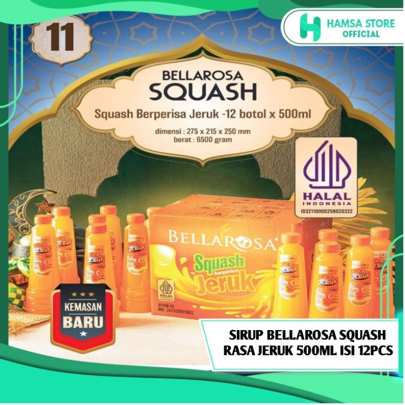 

Sirup Botol Jeruk Bellarosa Squash Isi 12pcs 500ml / Bellarosa Squash Jeruk 500ml / Cookies Caramel isi 6ember 500gr