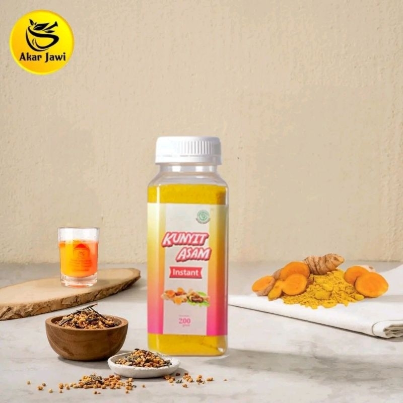 

Jamu Instan Sari Kunyit Asem | Minuman Bubuk Tradisional 200g | Akar jawi