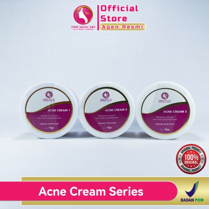 Krim Totol jerawat DRW Skincare Acne Cream Series