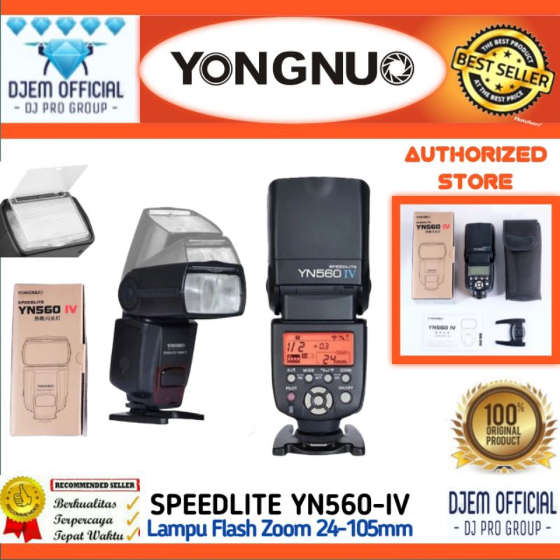 YONGNUO Speedlite YN560-III Flash Camera Yongnuo YN 560 iii Lampu Kamera Yongnuo YN560iii YN 560iii 
