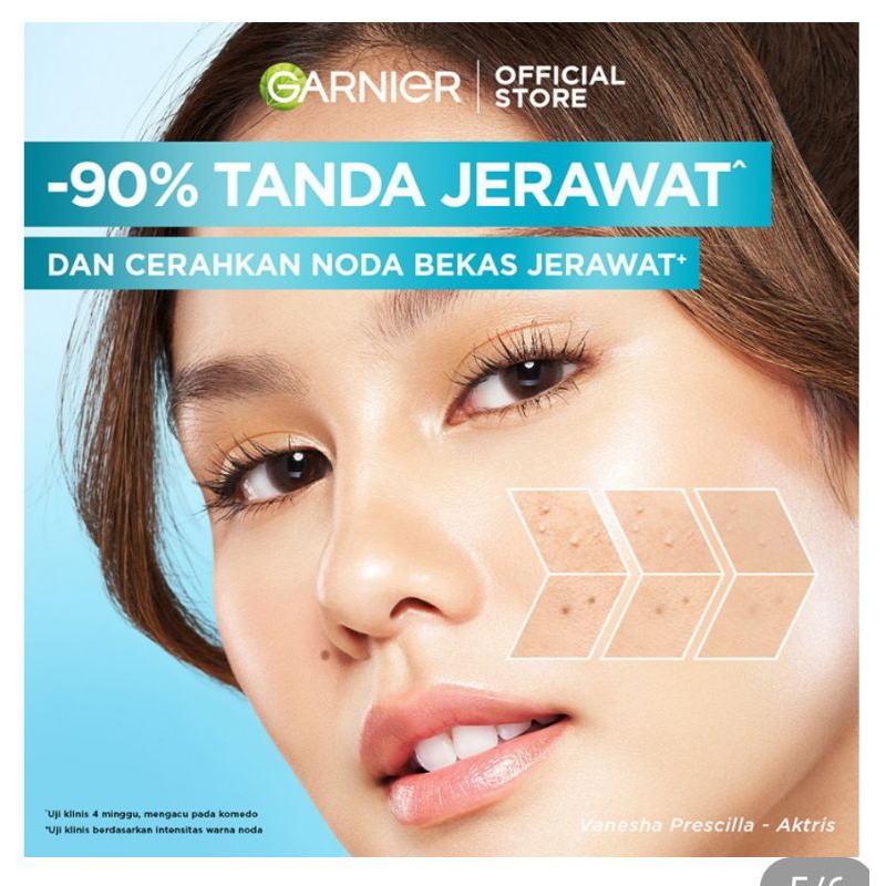 Garnier Bright Complete Anti acne Serum Skincare Wajah berjerawat 7.5ML