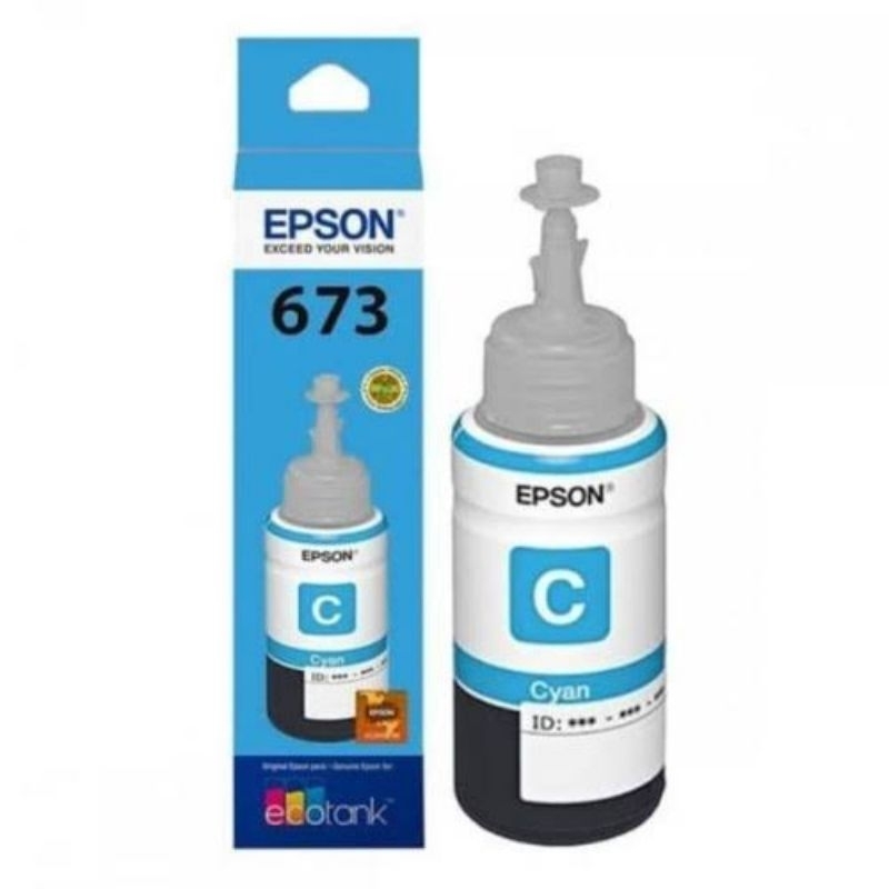 tinta Epson 673 black &amp; 673 colour (satuan) for L800L805L810L850L1800