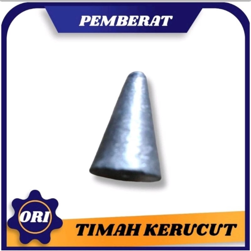 Timah Pancing Kerucut Besar