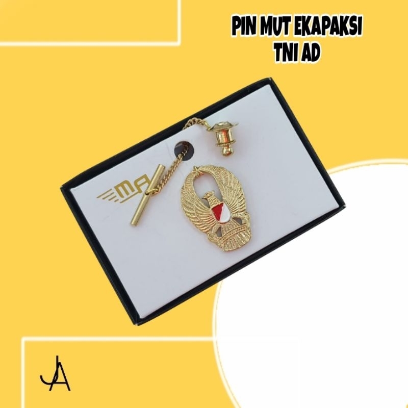 PIN MUT TNI - AD EKAPAKSI BREVET BRIVET PIN BROS KERAH AKSESORIS EXCLUSIVE PREMIUM HIGH QUALITY
