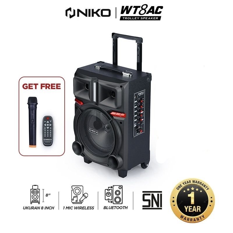 NIKO SPEAKER TROLLEY 8 INCH WT8B