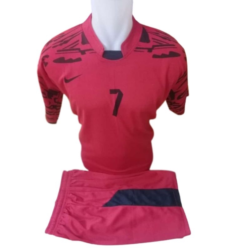 Baju stelan olahraga sepak bola satu set isi 18 pasang sudah sablon