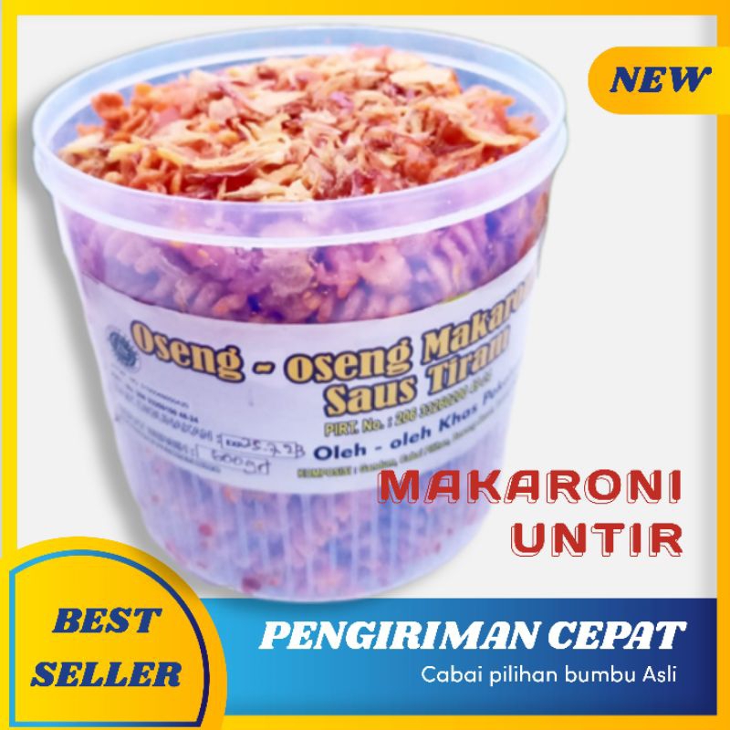 

MAKARONI UNTIR SAMBAL ULEK SAUS TIRAM ±800 GRAM TOPLES