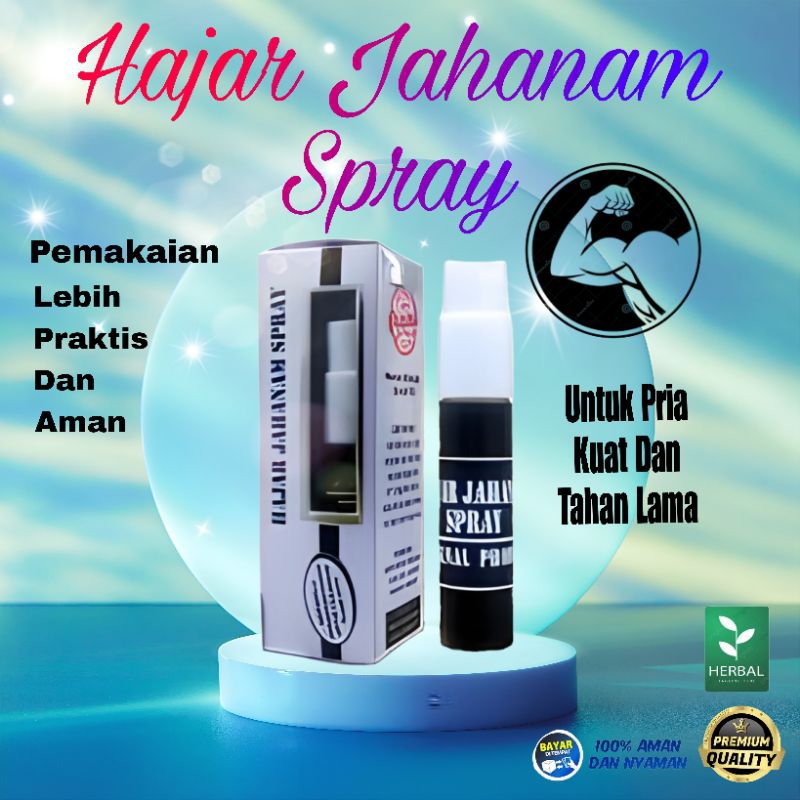 Hajar Jahanam | Original 100% Obat Kuat Pria Tahan Lama Asli - Spray Ejakulasi Hajar Jahannam Origin