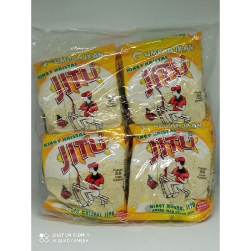 Umpan Pancing Jitu 1 pack (isi 20) Pelet Jitu - Udang (Ebi) Jitu - Kinoy Kristal Jitu