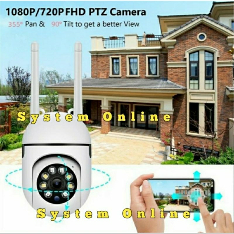 IP CAMERA CCTV OUTDOOR CCTV WIFI 360° PTZ PAN TILt 8MP V380Pro