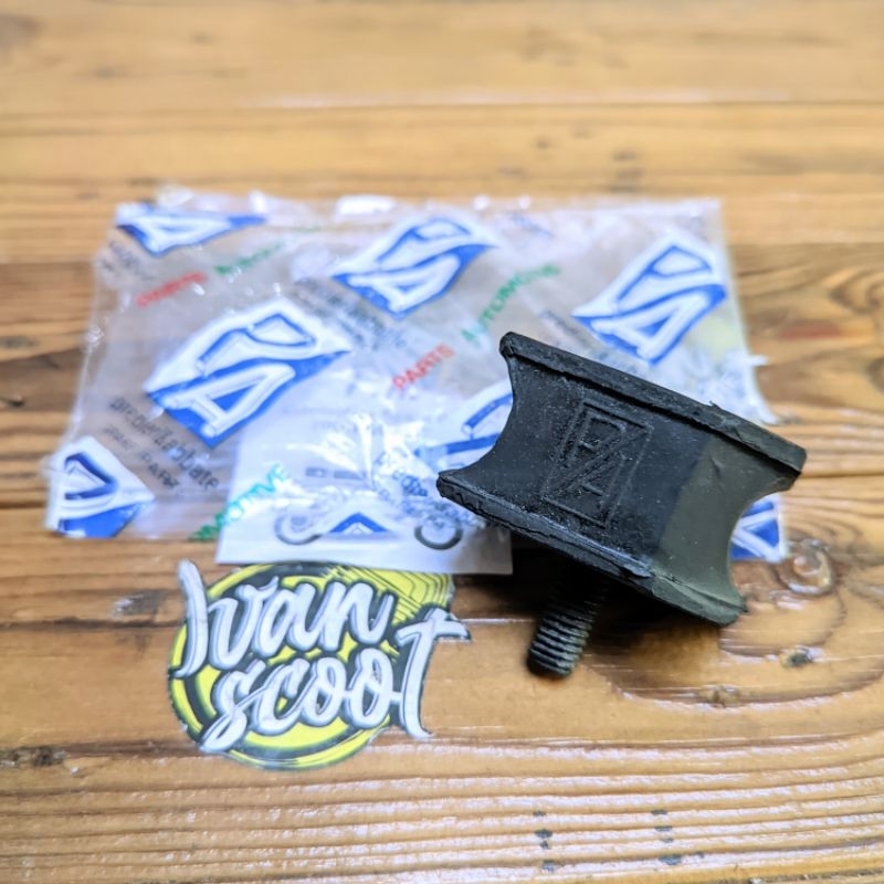 ENGINE MOUNTING VESPA PA KARET MOUNTING SHOCK BELAKANG VESPA