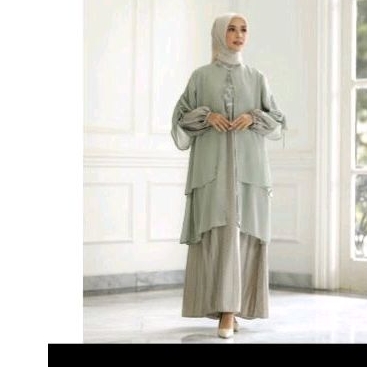 Senjana Set dress by geulis sz XL warna sage