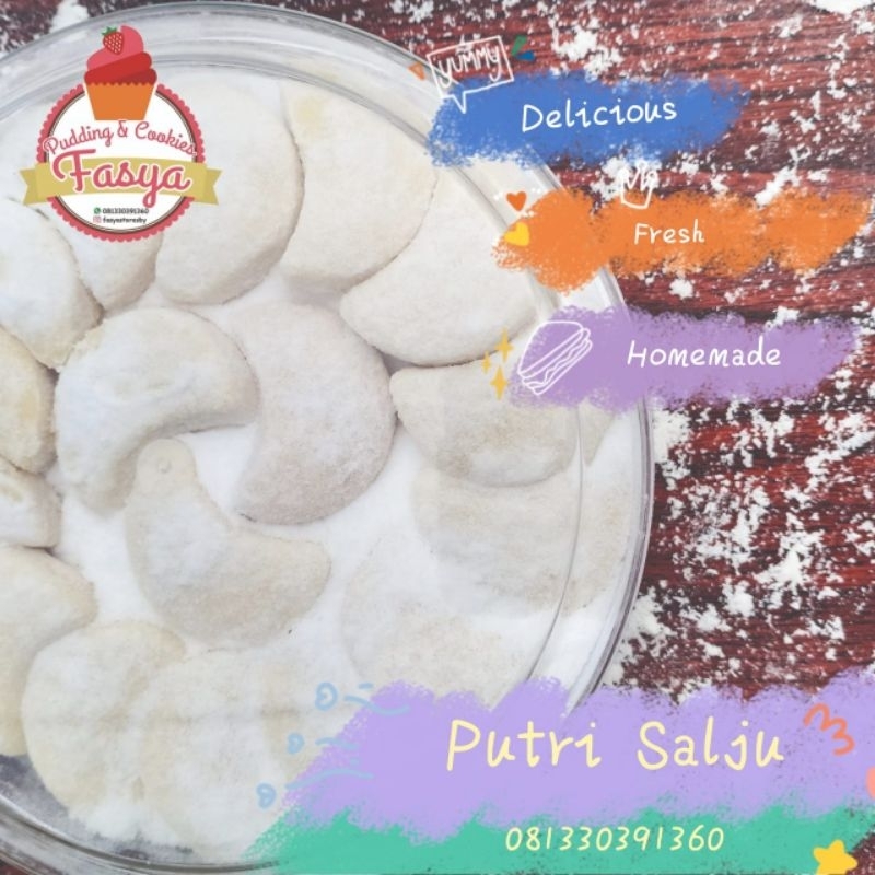 

kue kering putri salju / kue lebaran putri salju